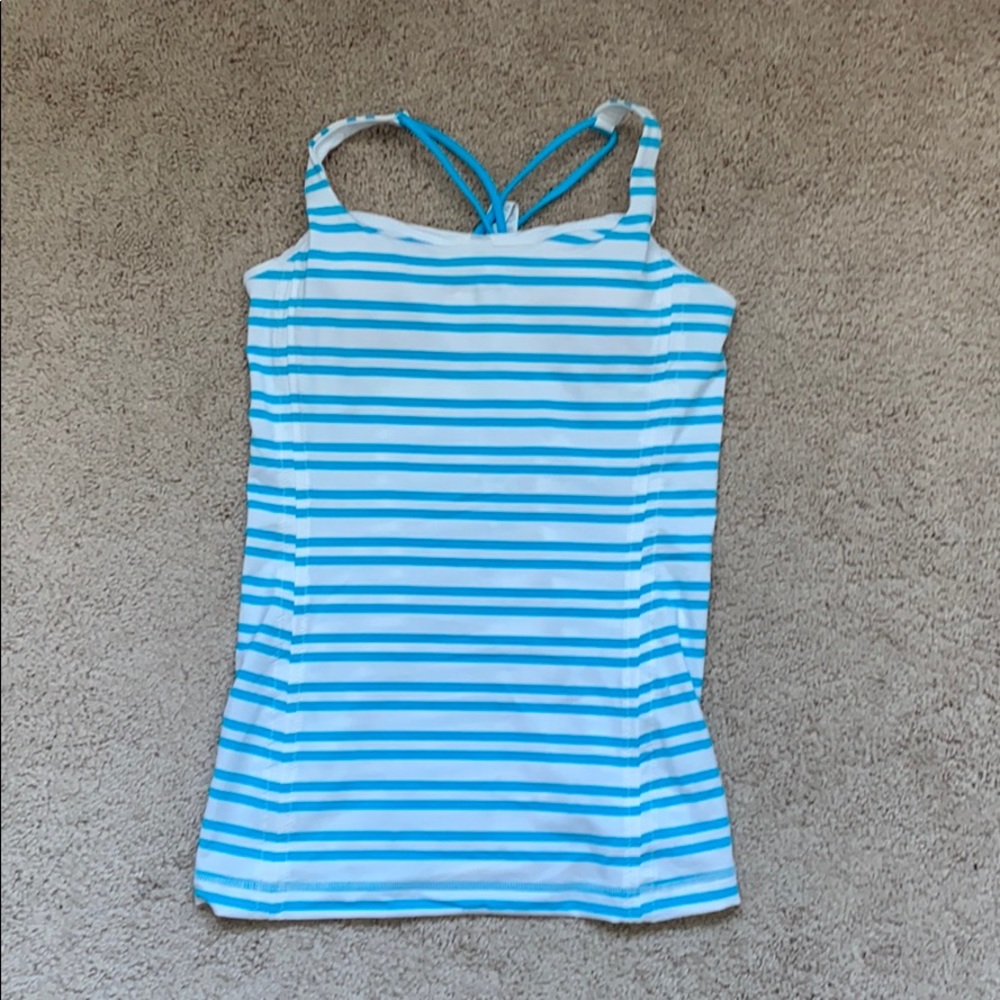 NWOT Lululemon stripe tank